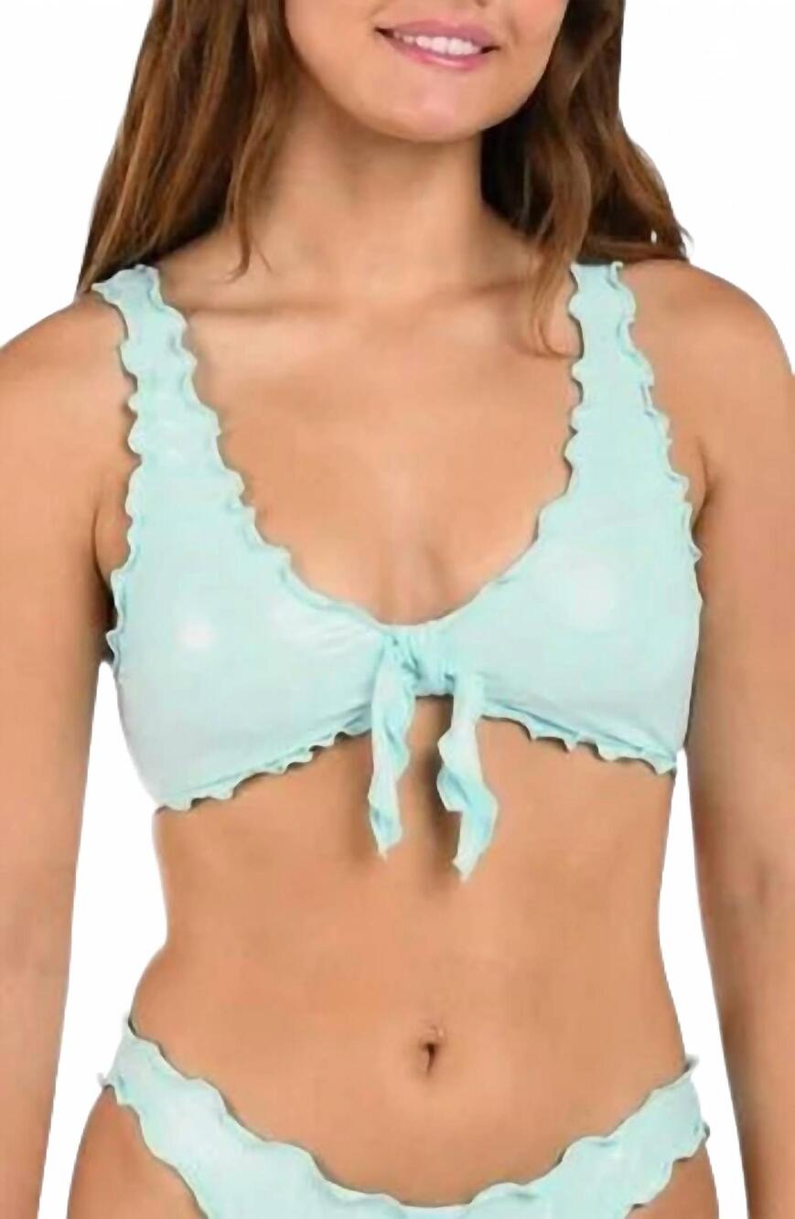 NEW CITRUS iridescent merrow bralette in mint